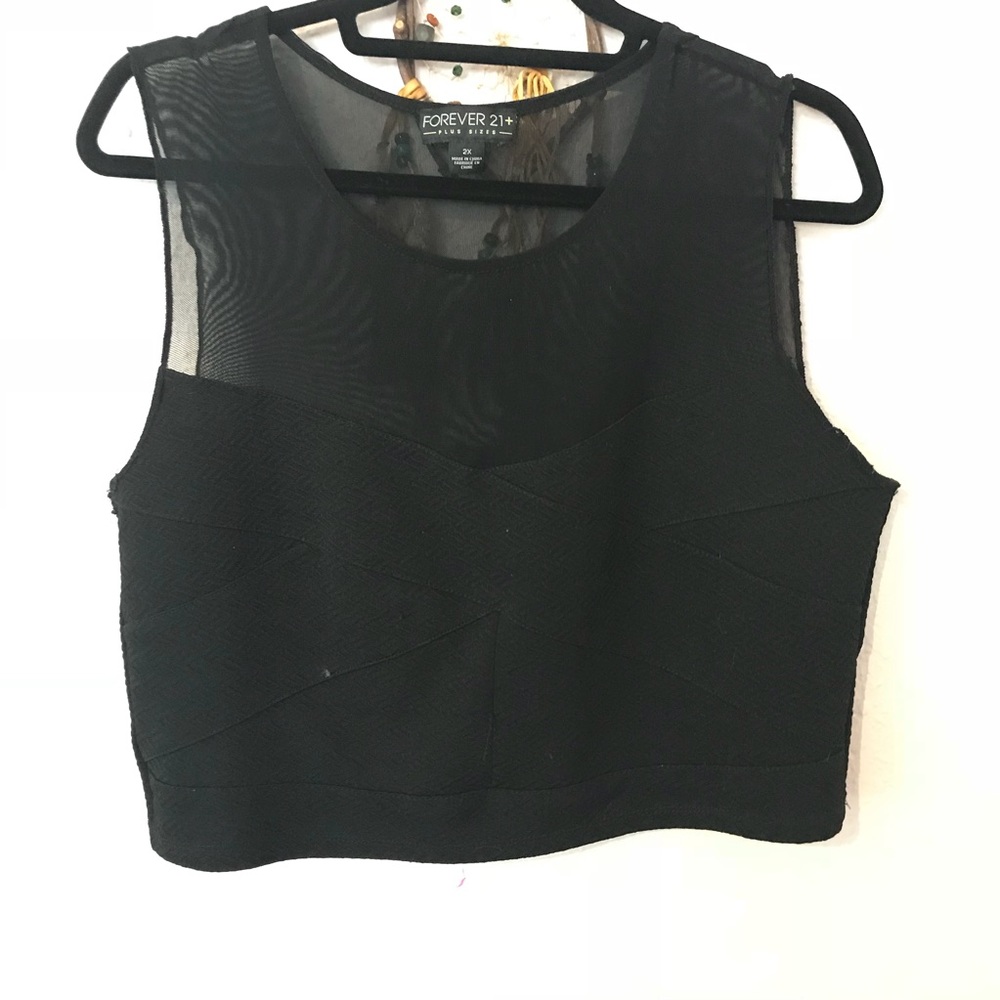 Plus size crop top